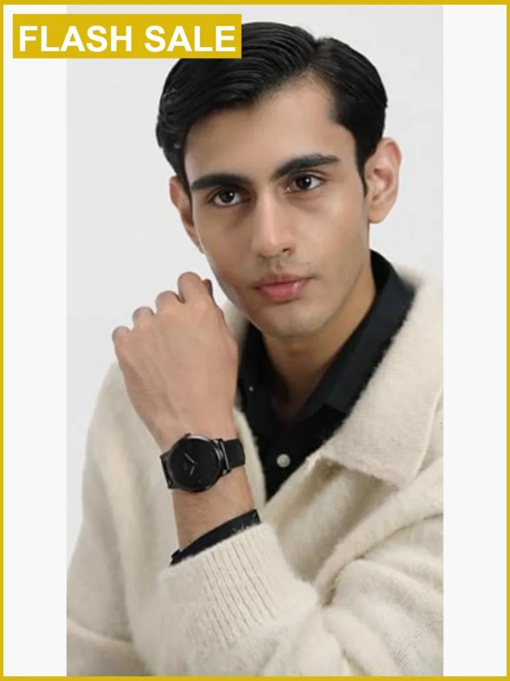 Fossil Minimalist Quartz Mens Watch 44mm Stainless Steel